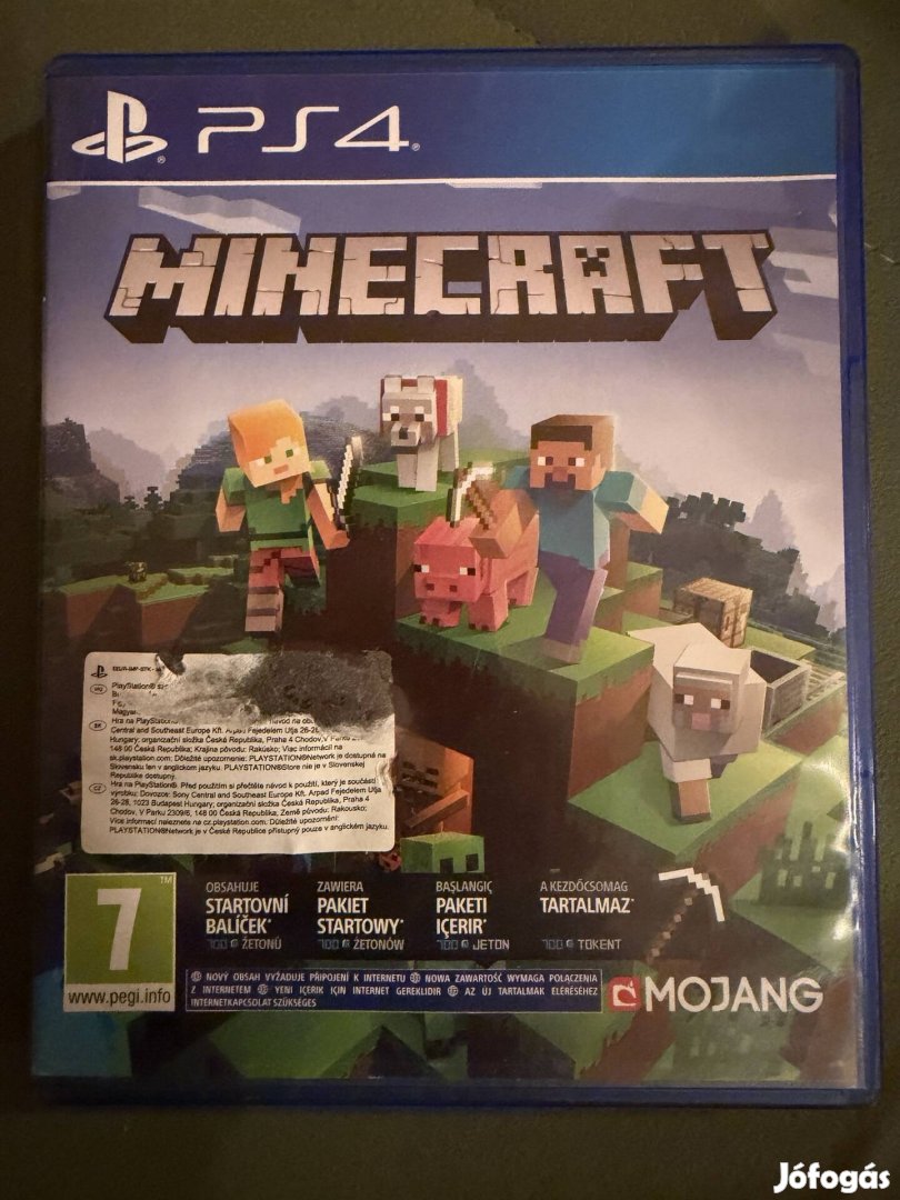 Minecraft ps4 játék