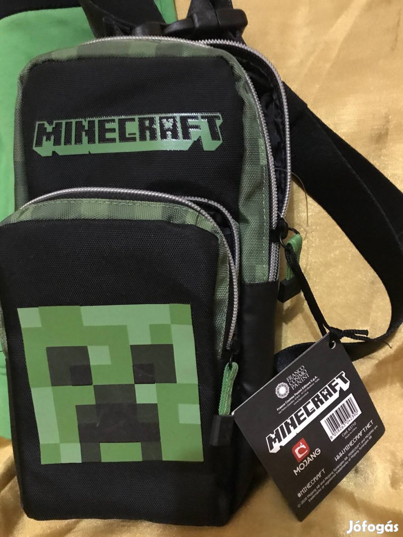 Minecraft válltáska és pulóver