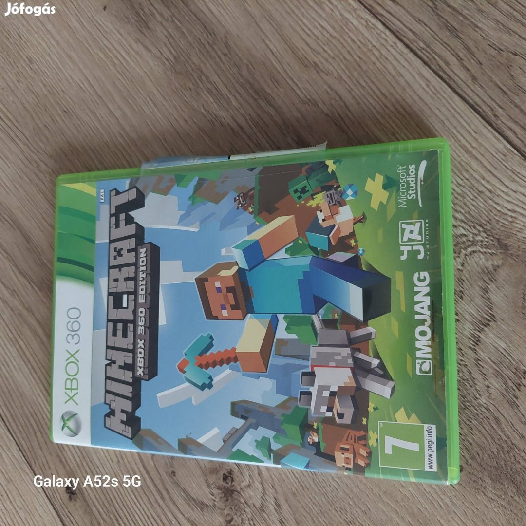 Minecraft xbox360 eredeti telepítő lemez