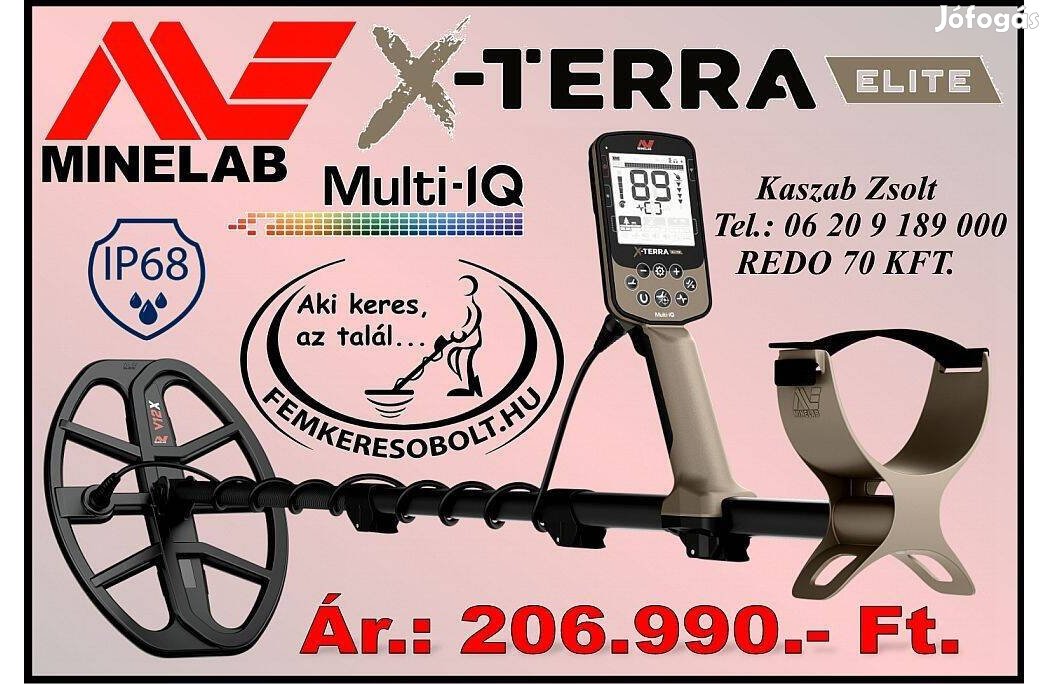 Minelab X-Terra Elite új fémkereső fémdetektor