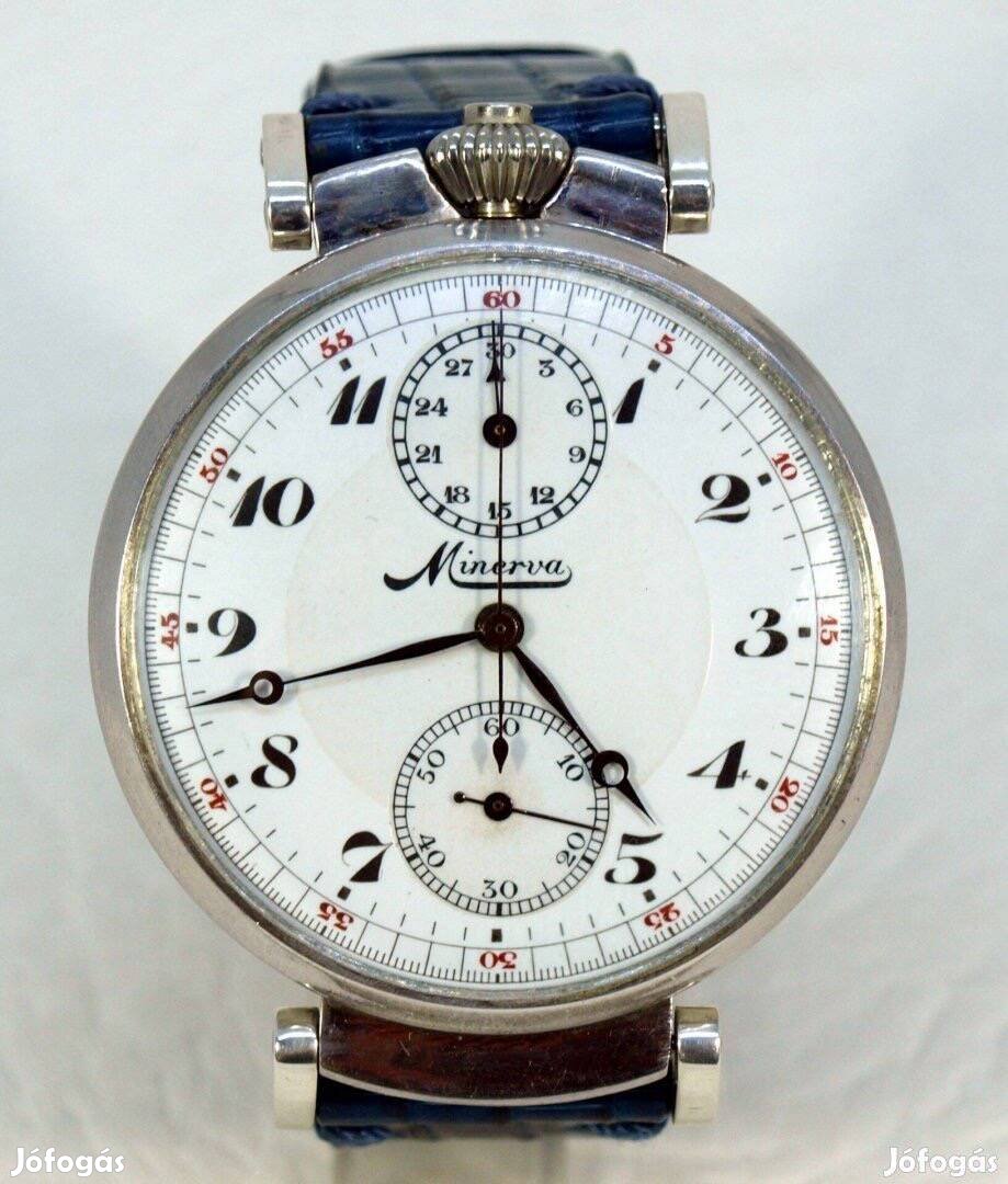 Minerva Chronograph (ezüst)