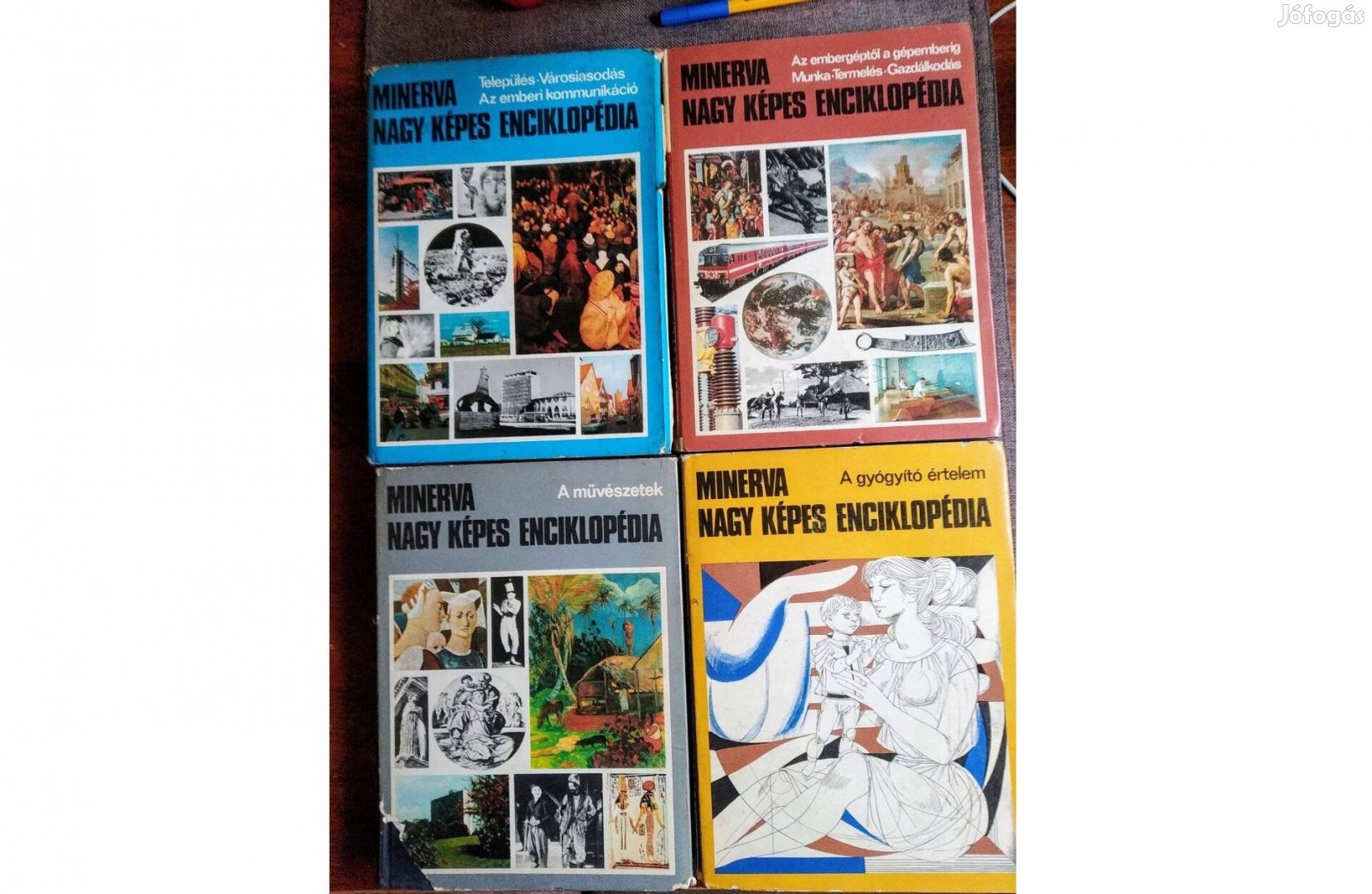 Minerva nagy képes enciklopédia 1-2-3-4 Természettudományi