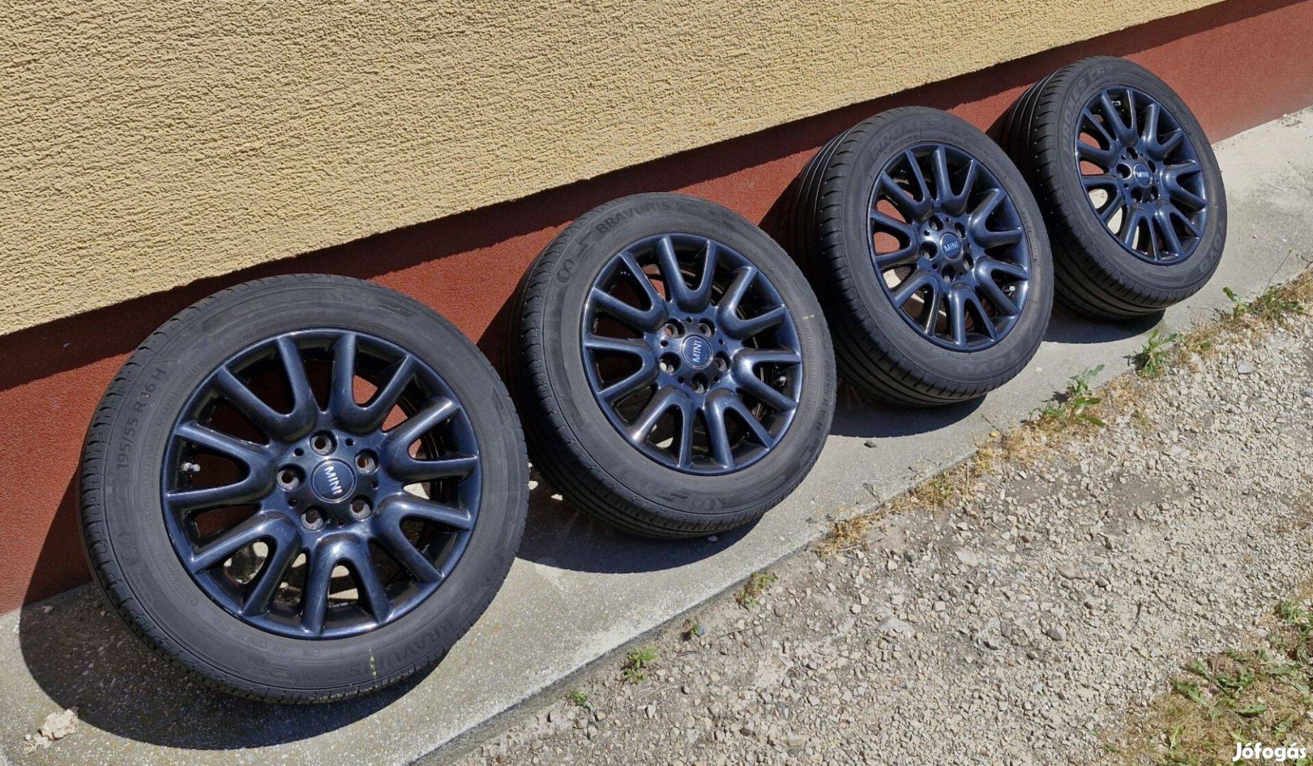 Mini 6,5Jx16" ET54 alufelni 5x112 Tpms szenzor nyári kerék 195/55 R16