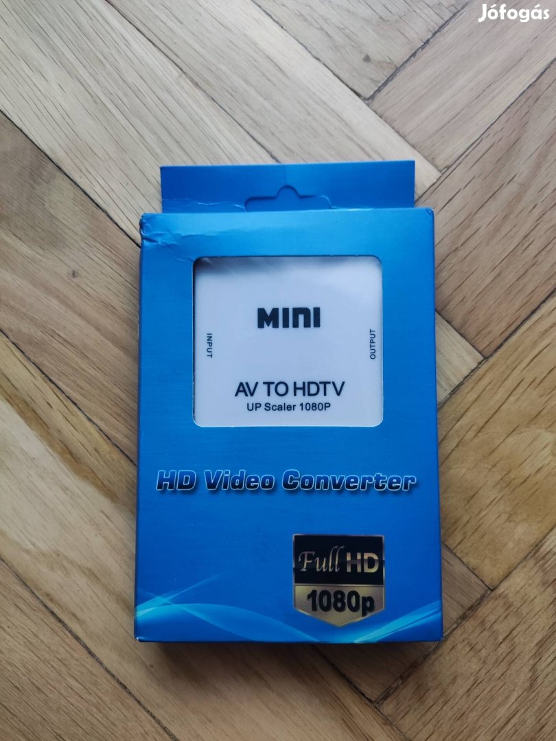 Mini AV to HDMI adapter konverter átalakító RCA HDMI 1080p av2hdmi