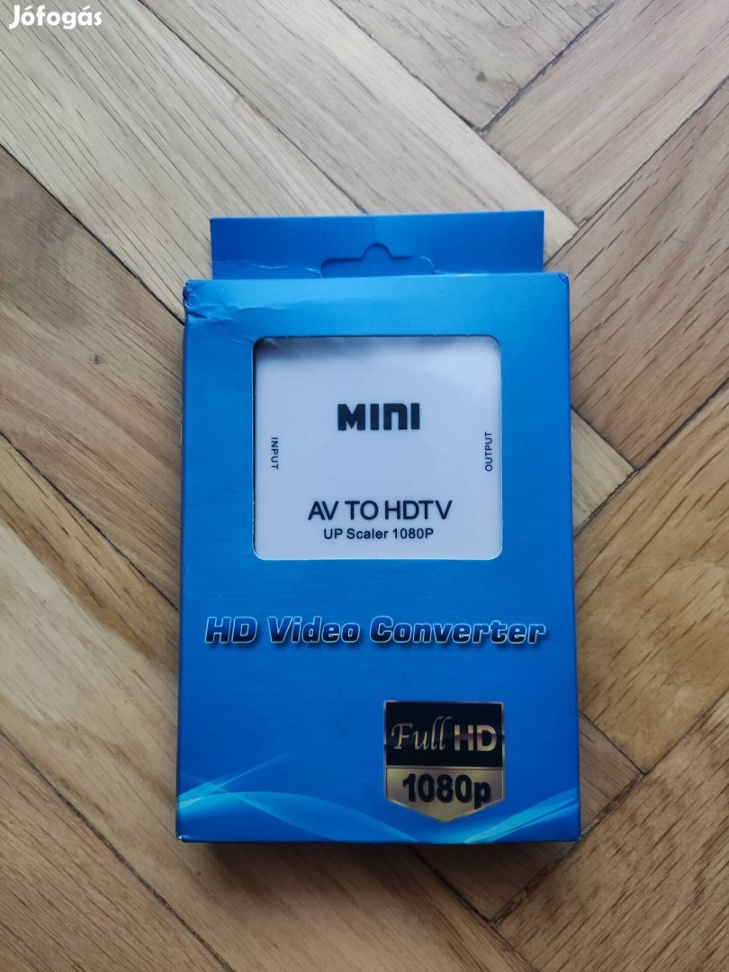 Mini AV to HDMI adapter konverter átalakító RCA HDMI 1080p új av2hdmi