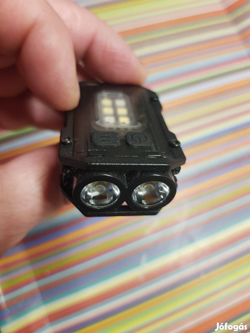 Mini COB led lámpa, erős fényű, akkumulátoros