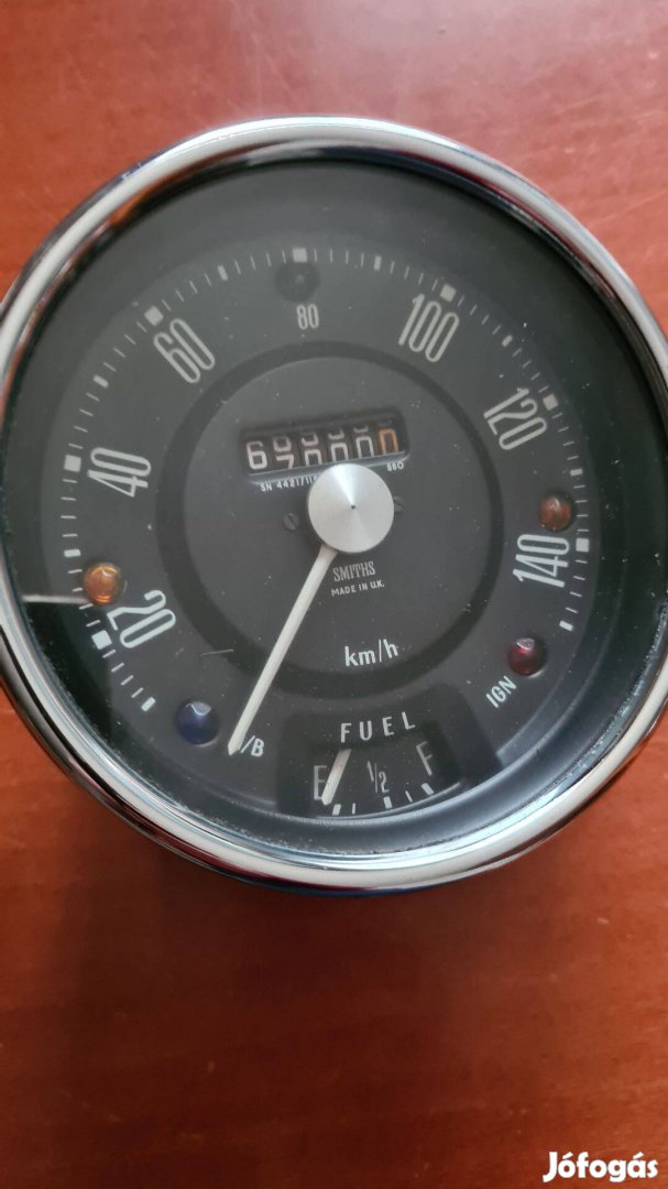 Mini Cooper MK1 sebességmérő, KM óra
