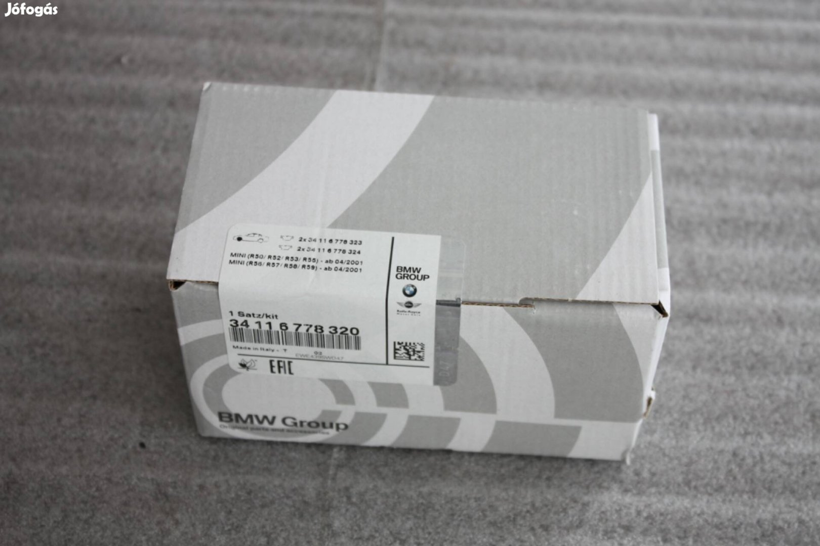 Mini Cooper S fékbetét garnitúra - első R55, R56, R57 34112289146