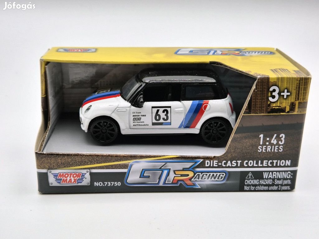 Mini Cooper versenyautó (2005) - Motormax - 1:43