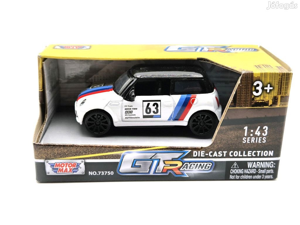 Mini Cooper versenyautó (2005) - Motormax - 1:43