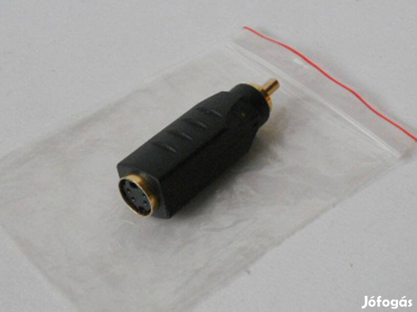 Mini DIN 4pin - RCA video adapter átalakító