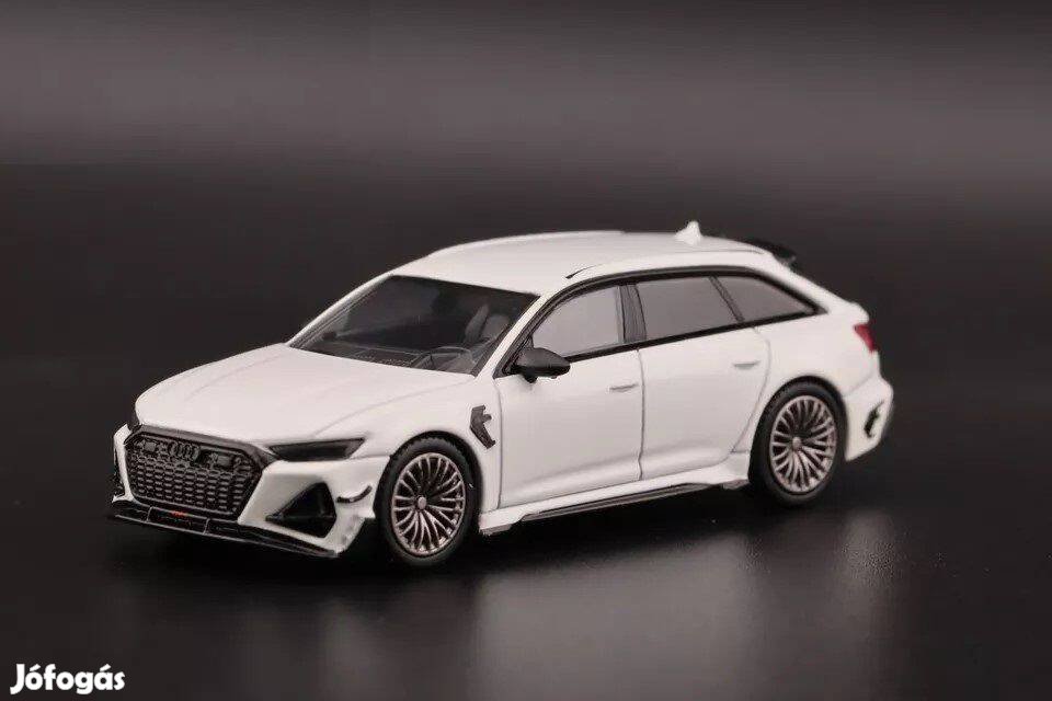 Mini GT Audi ABT RS6-R Glacier White Metallic