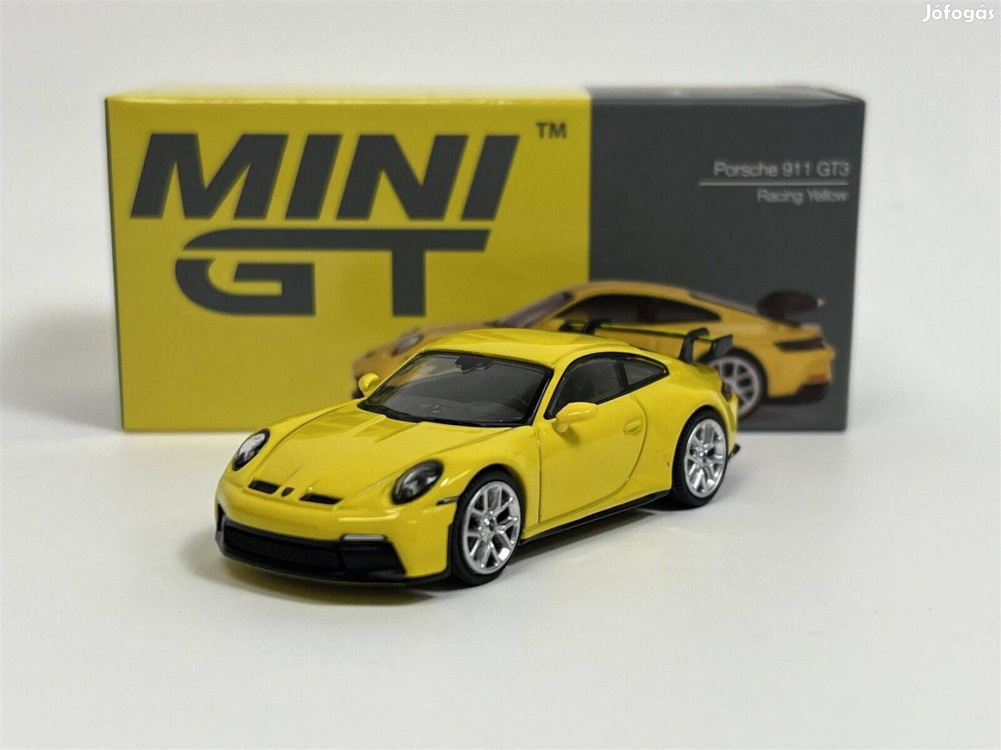 Mini GT MGT00565 Porsche 911 (992) GT3 Racing Yellow