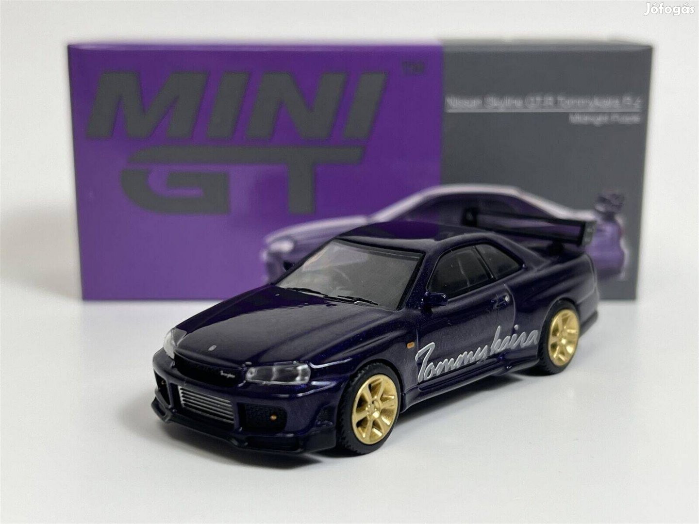Mini GT Nissan Skyline GT-R (R34) Tommykaira R-z Midnight Purple