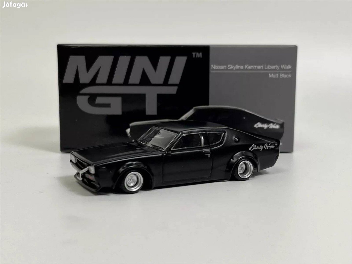 Mini GT Nissan Skyline Kenmeri Liberty Walk Matt Black