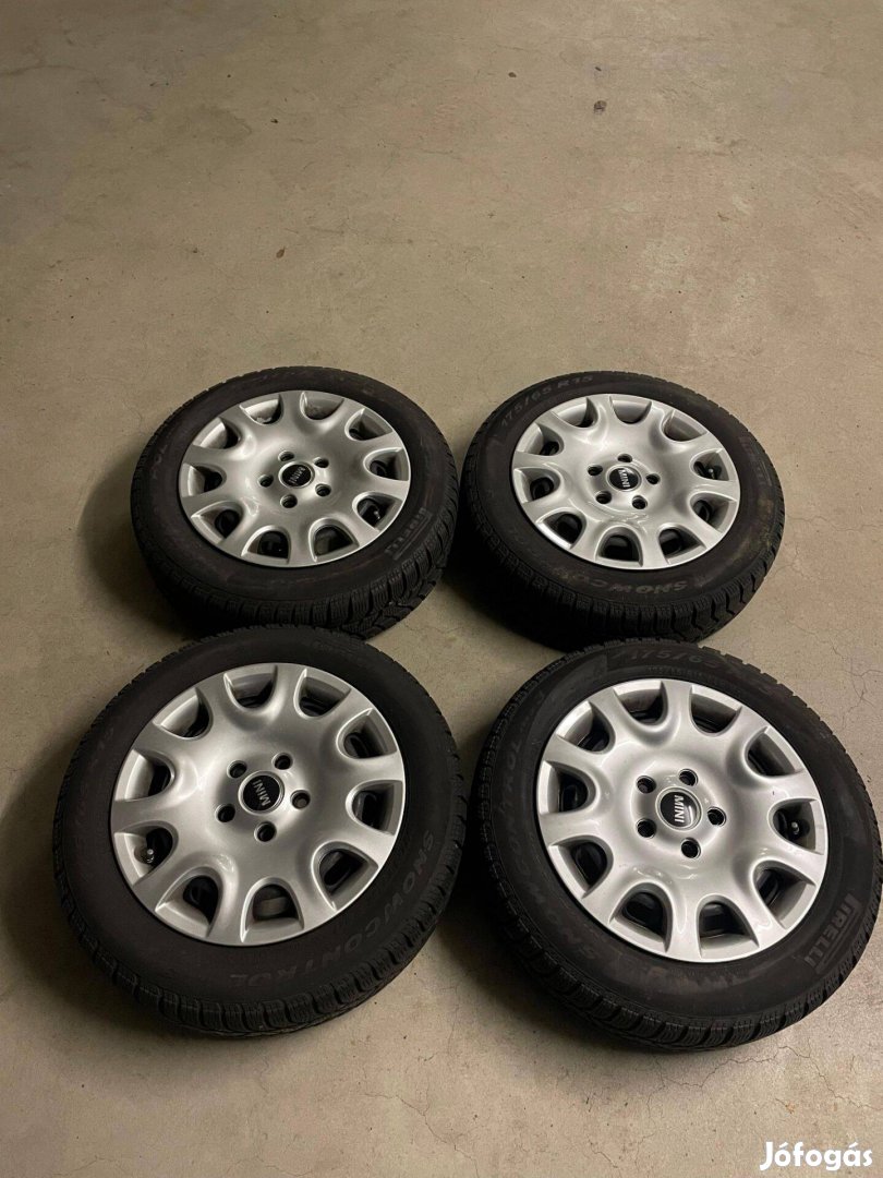 Mini One, Mini Cooper, 5x112, 175/65 R15 Pirelli téli Profil 7mm