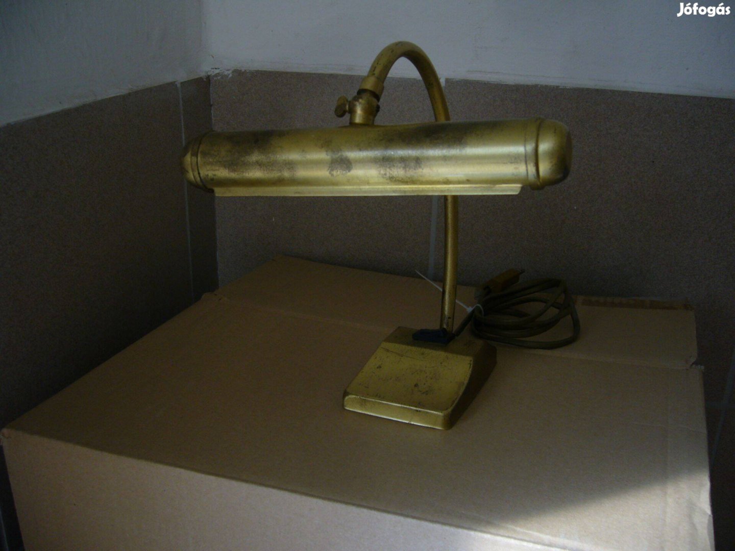 Mini asztali réz lámpa