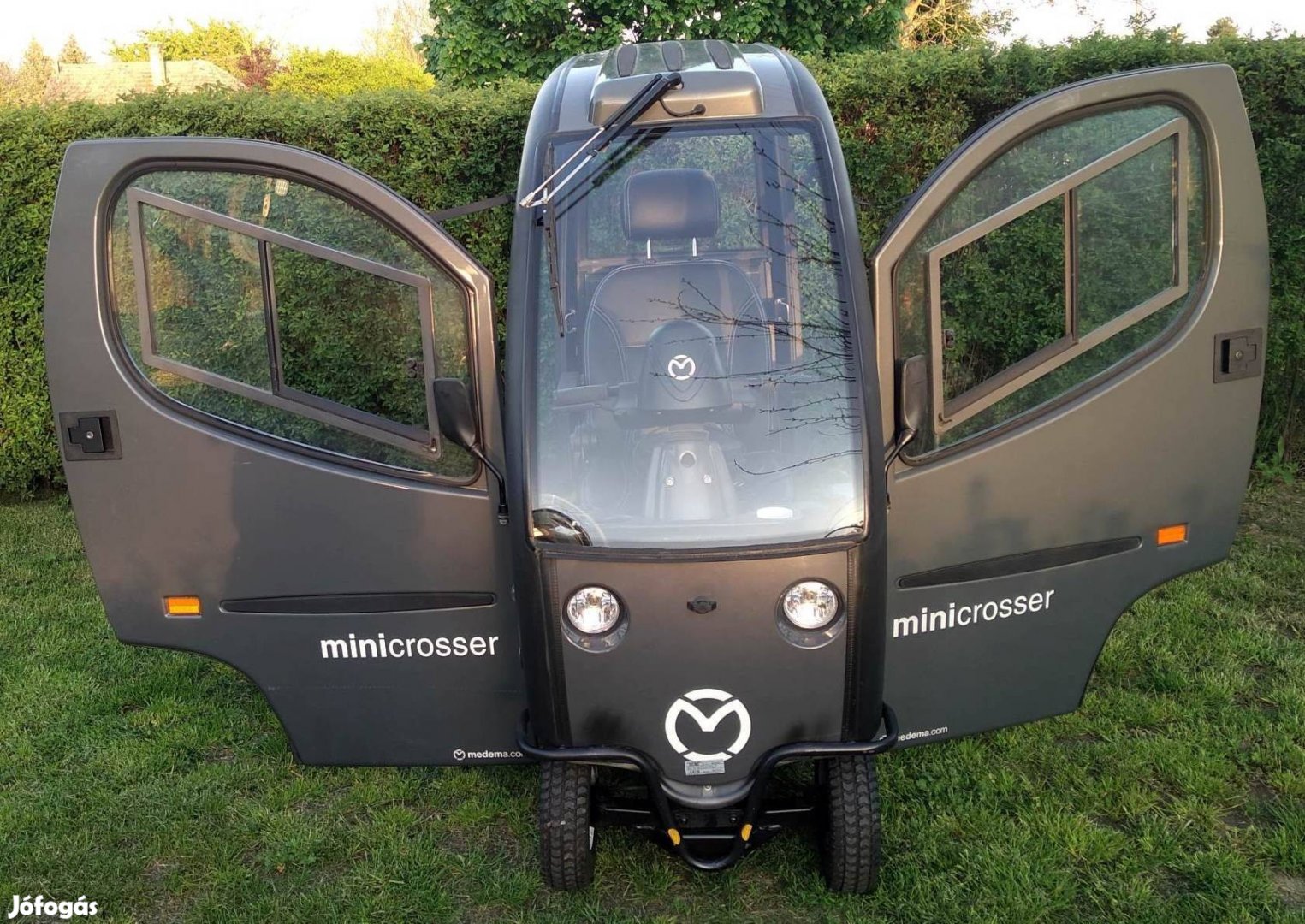 Mini crosser kabinos elektromos moped, kitűnő állapotú, eladó!