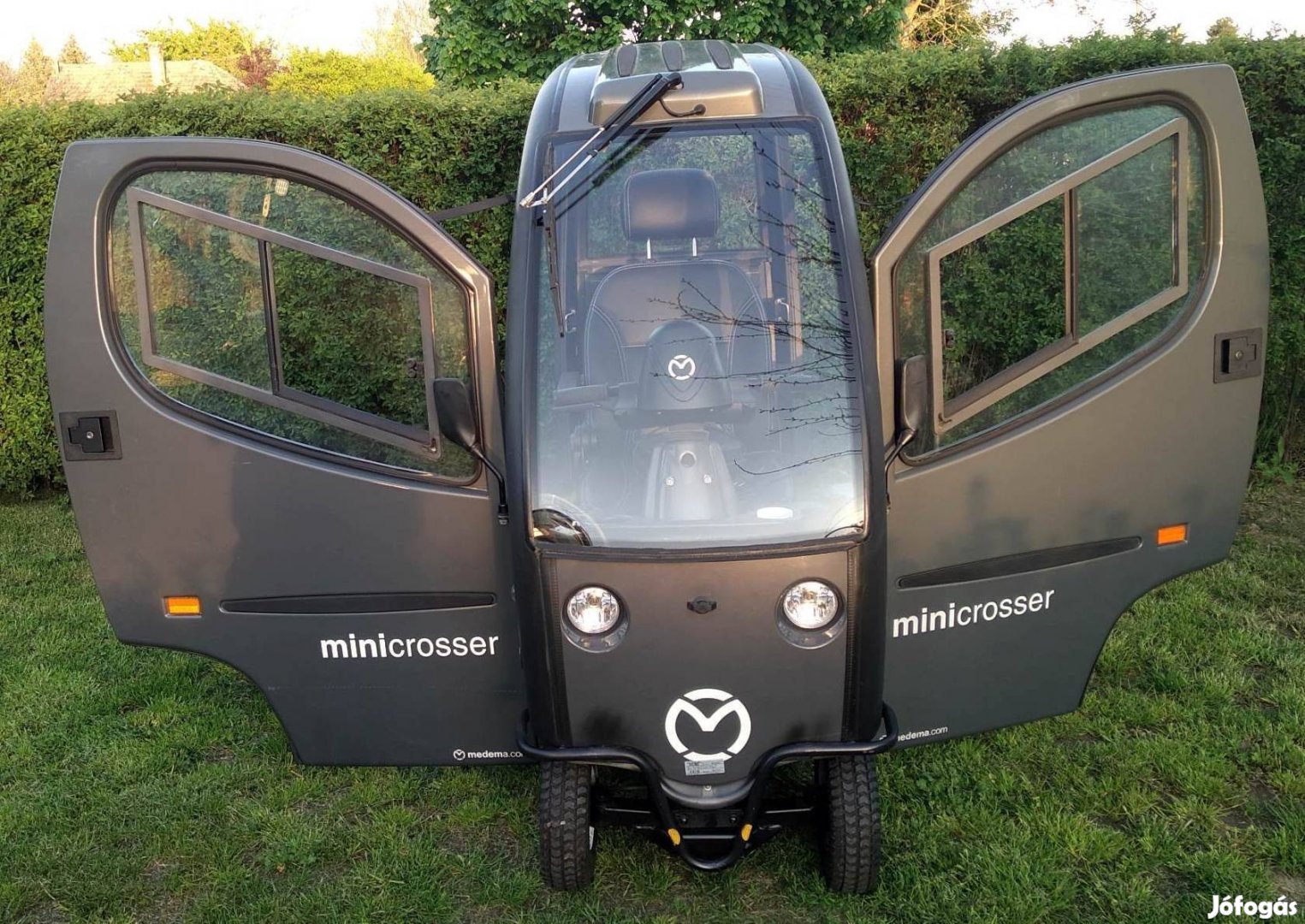 Mini crosser kabinos elektromos moped, kitűnő állapotú, eladó!
