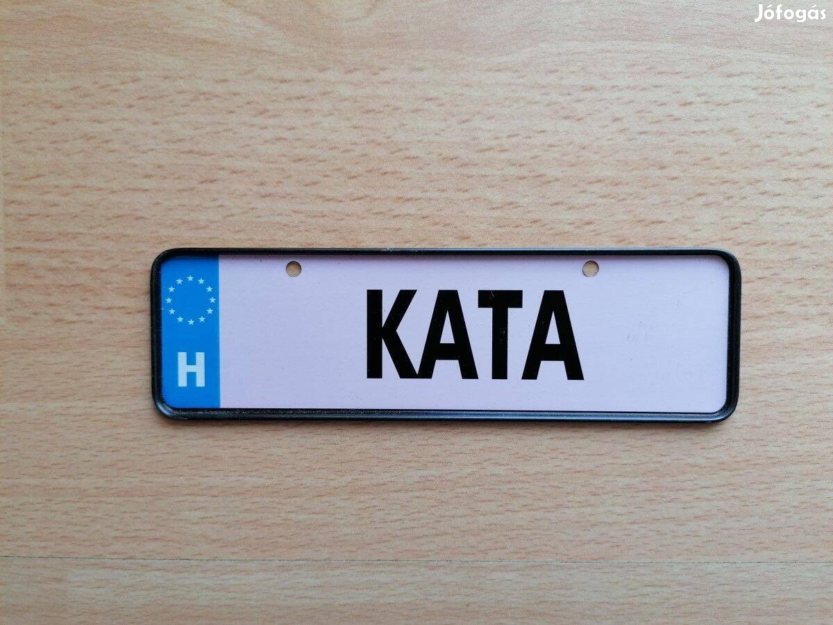 Mini dekor rendszám - Kata