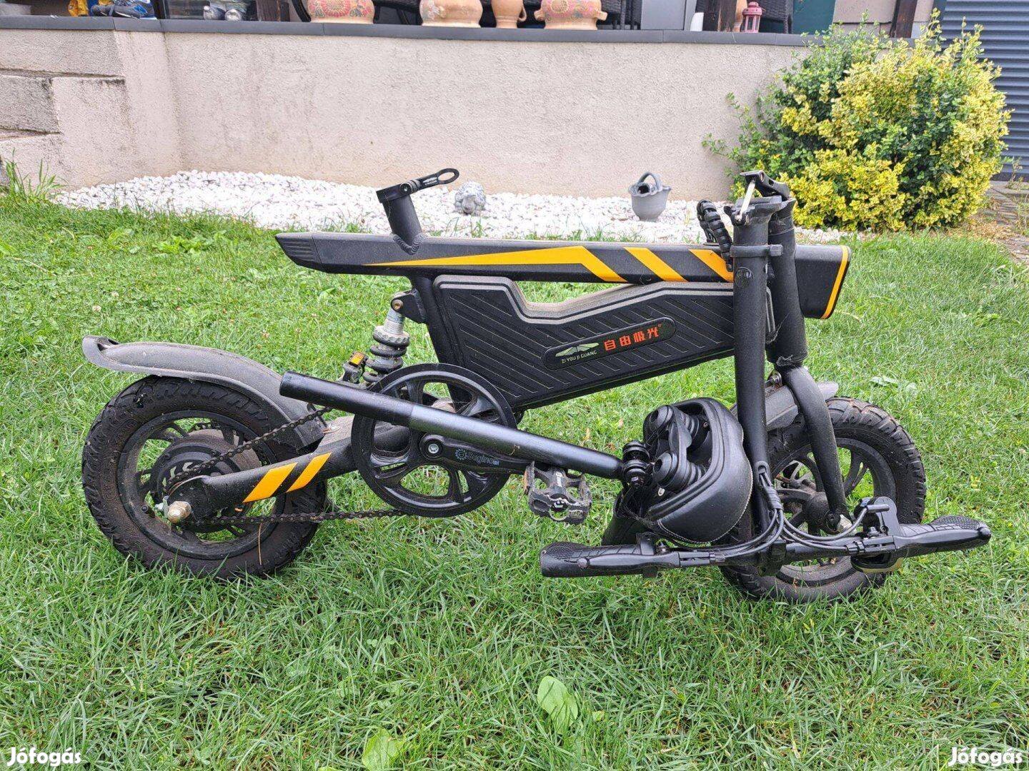 Mini elektromos kerékpár, e-bike, roller egyben