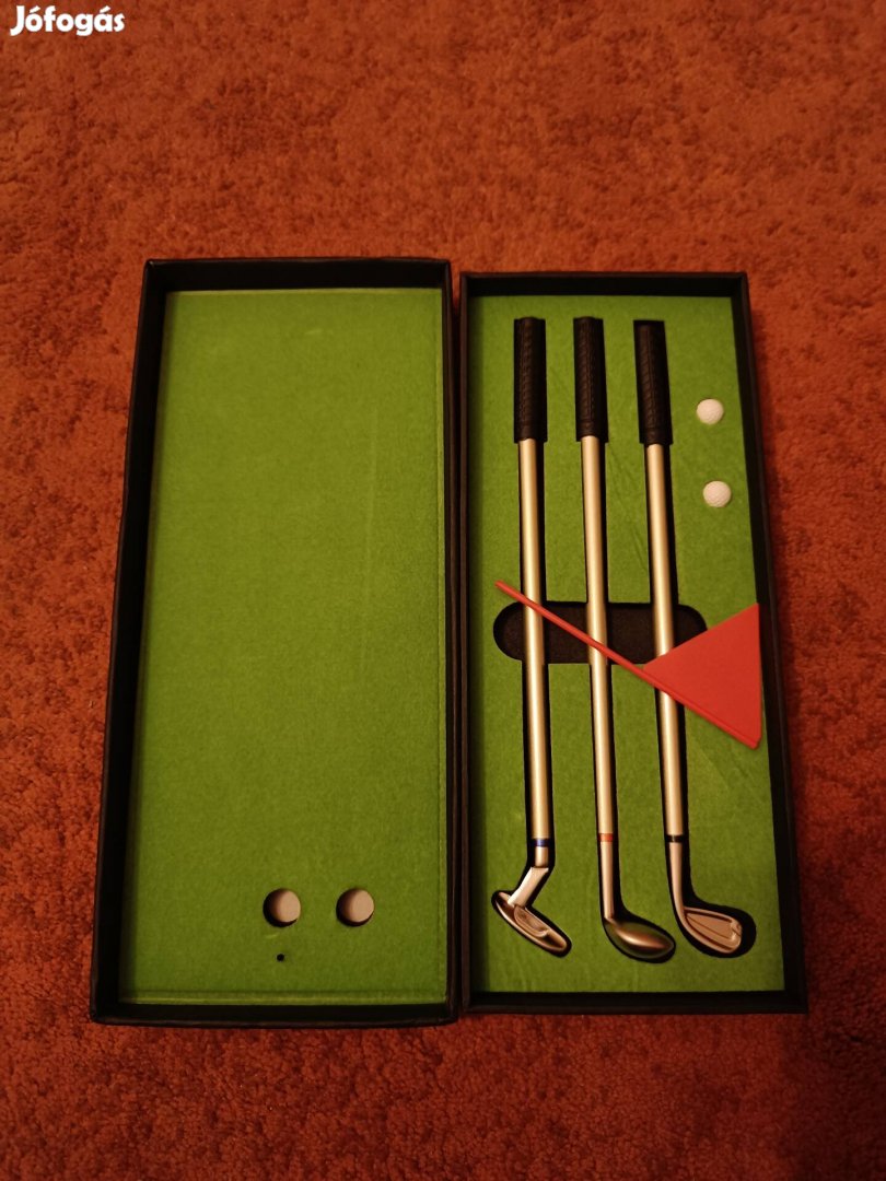 Mini golf pályás tollak készletben