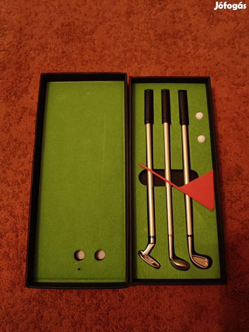 Mini golf pályás tollak készletben.