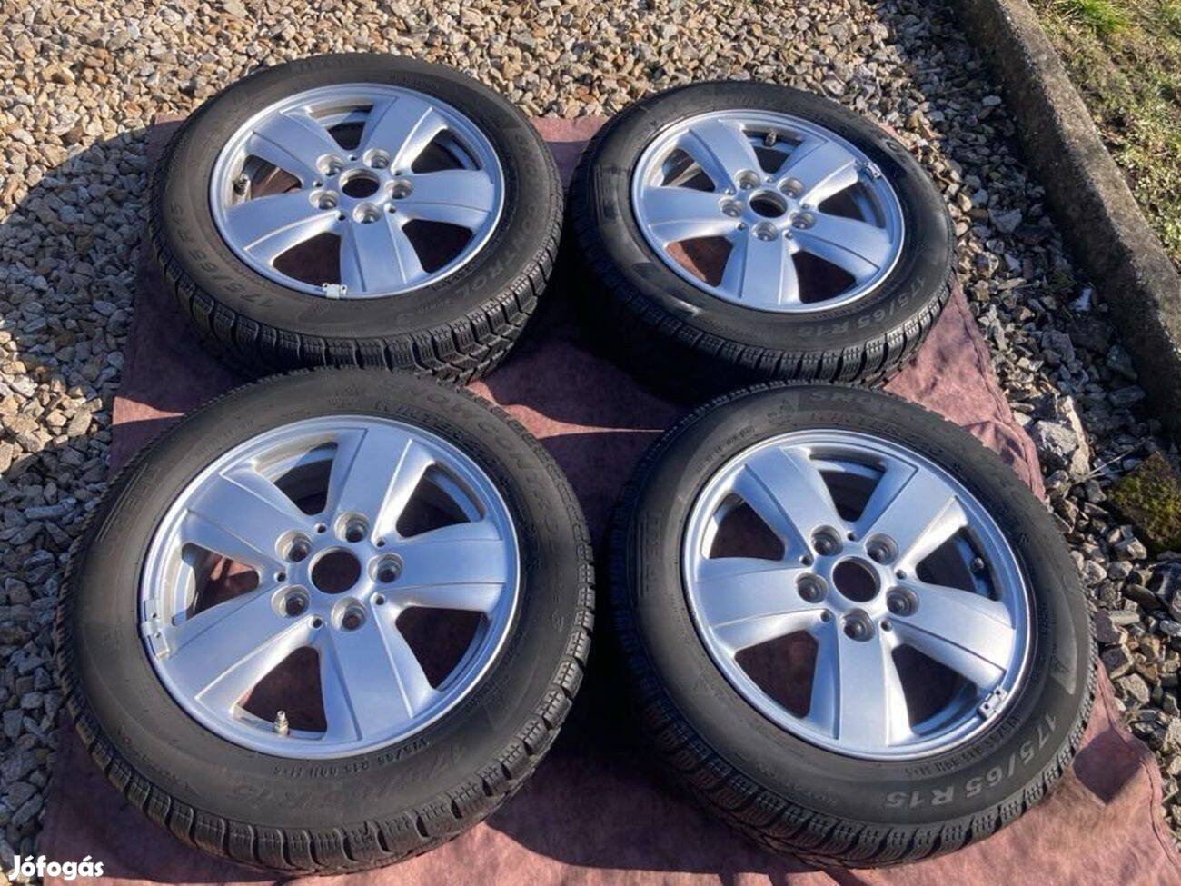 Mini gyári alufelni szett 175/65 R15 gumikkal