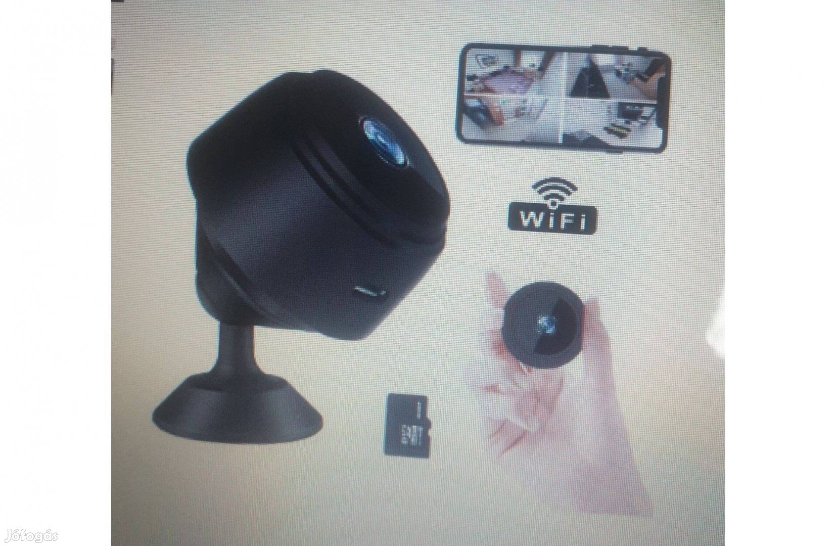 Mini kamera Wifi éjjellátó Üzenetet küld Telódra Új helyben3000