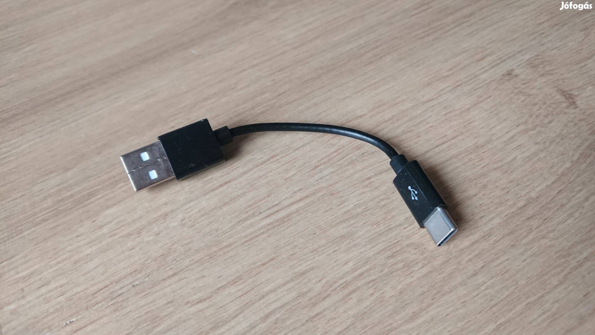 Mini rövid USB type C -> USB összekötő kábel átalakító vezeték adapter