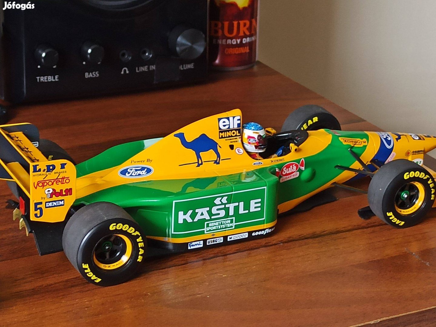 Minichamps F1 1:18 Benetton B193B - M.Schumacher 1993 Fém modell!