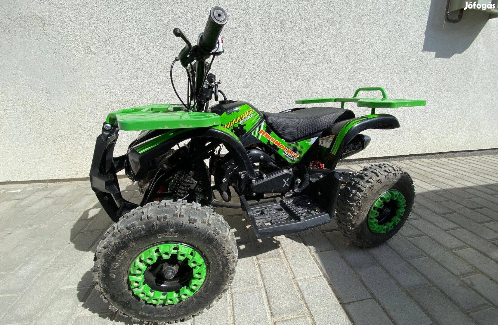 Minihummer Deluxe 49CCM Quad Zöld