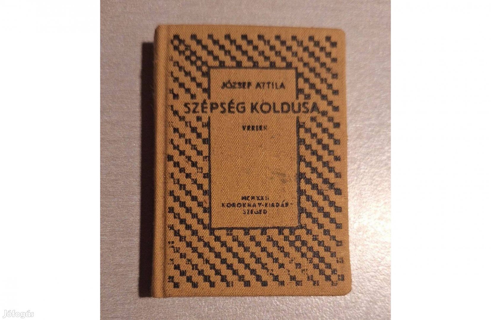 Minikönyv, József Attila: Szépség koldusa, reprint