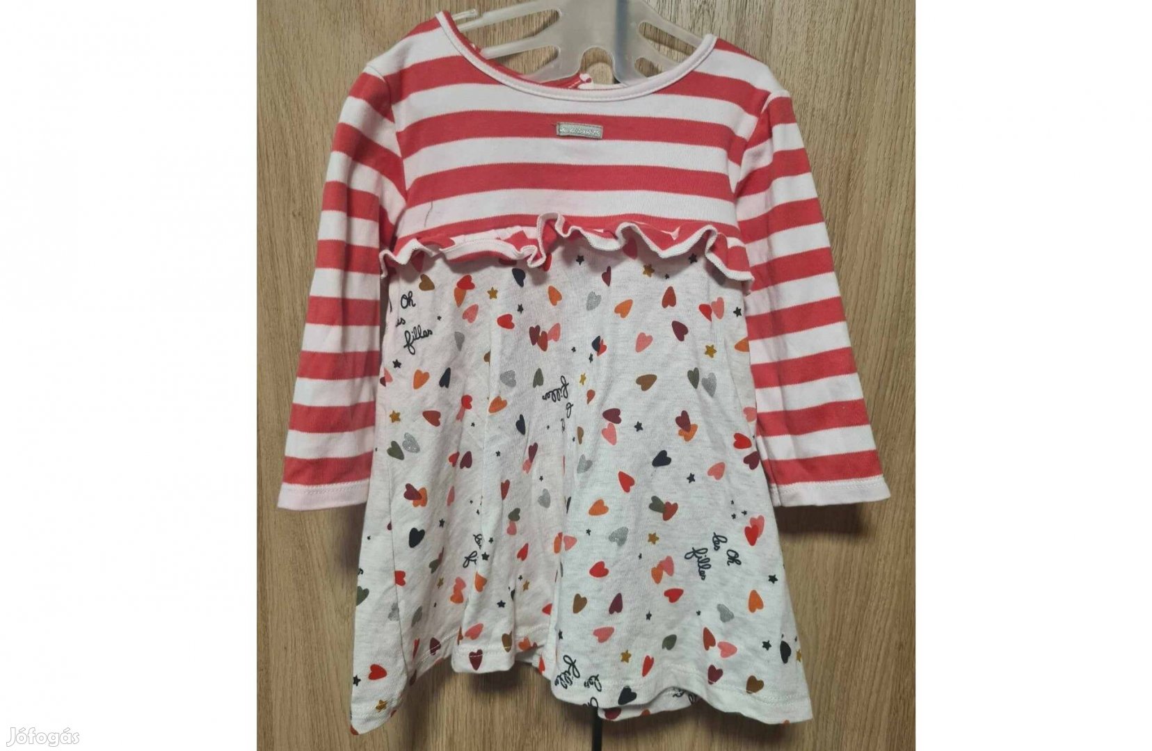 Miniman francia színes átmeneti lányka ruha 74-es