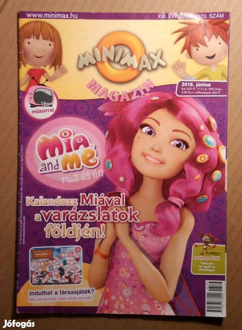 Minimax Magazin 2016Június 173.szám viseltes 6képtartalom