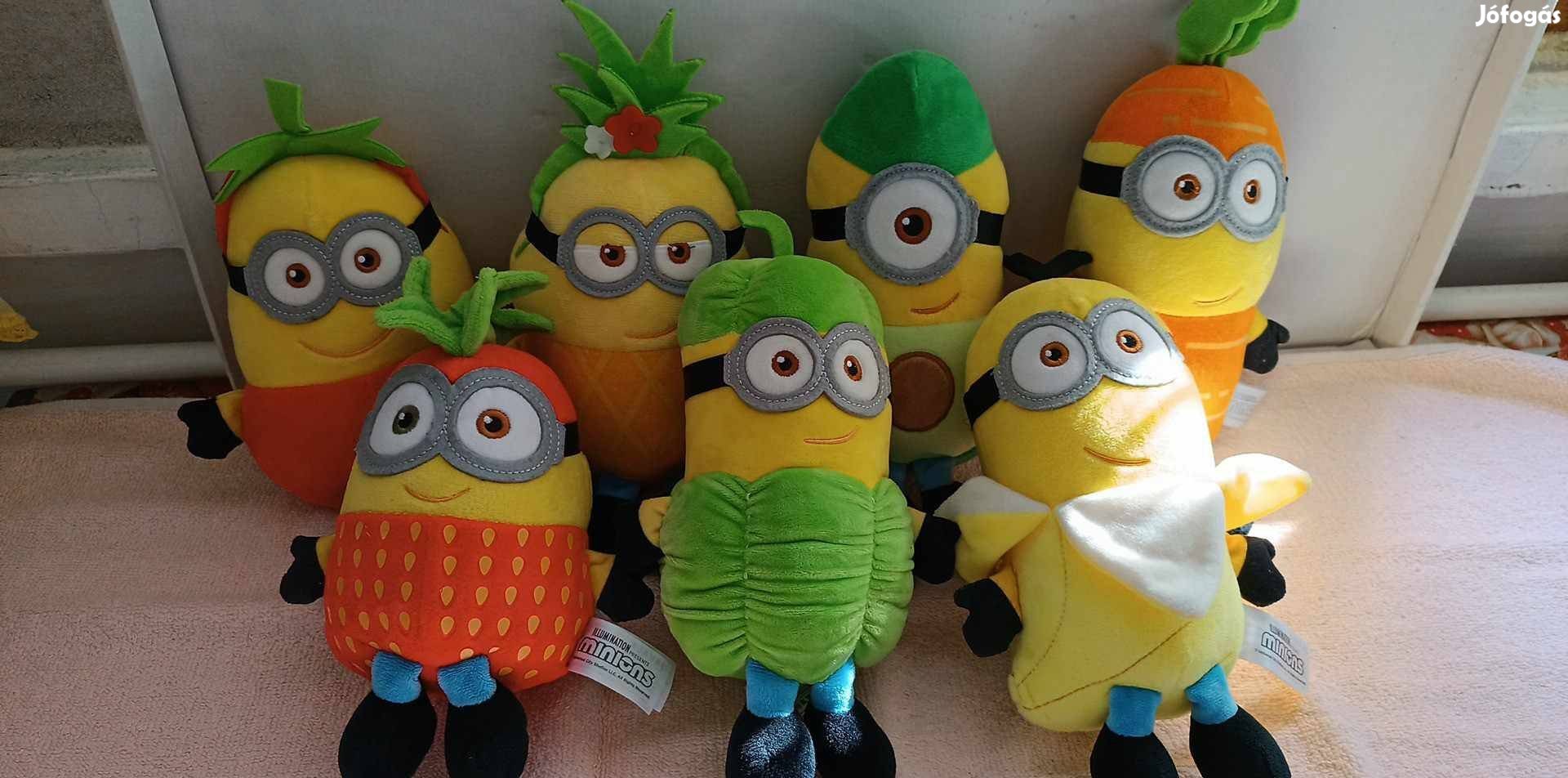 Minion plüss figura gyűjtemény ( 7 darab )