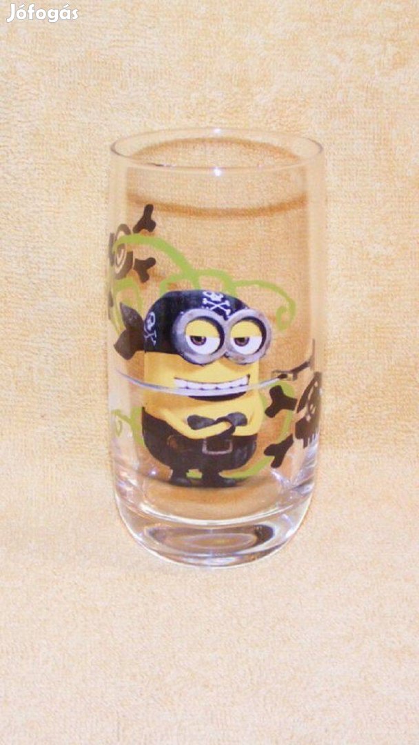 Minion üveg pohár