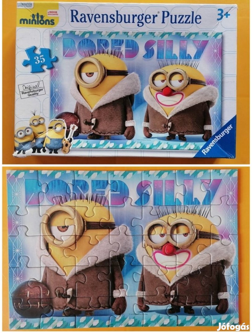 Minionos kirakó, puzzle 