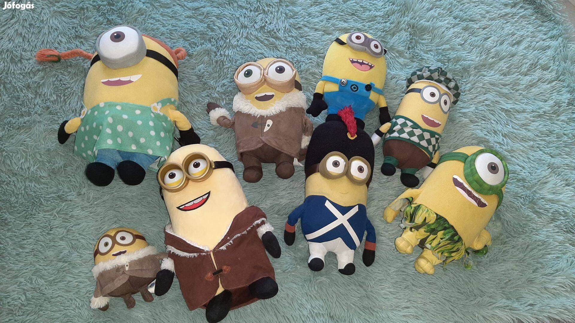 Minions Minyon Gru család egyben 6900 ft a legnagyobb 36 cm