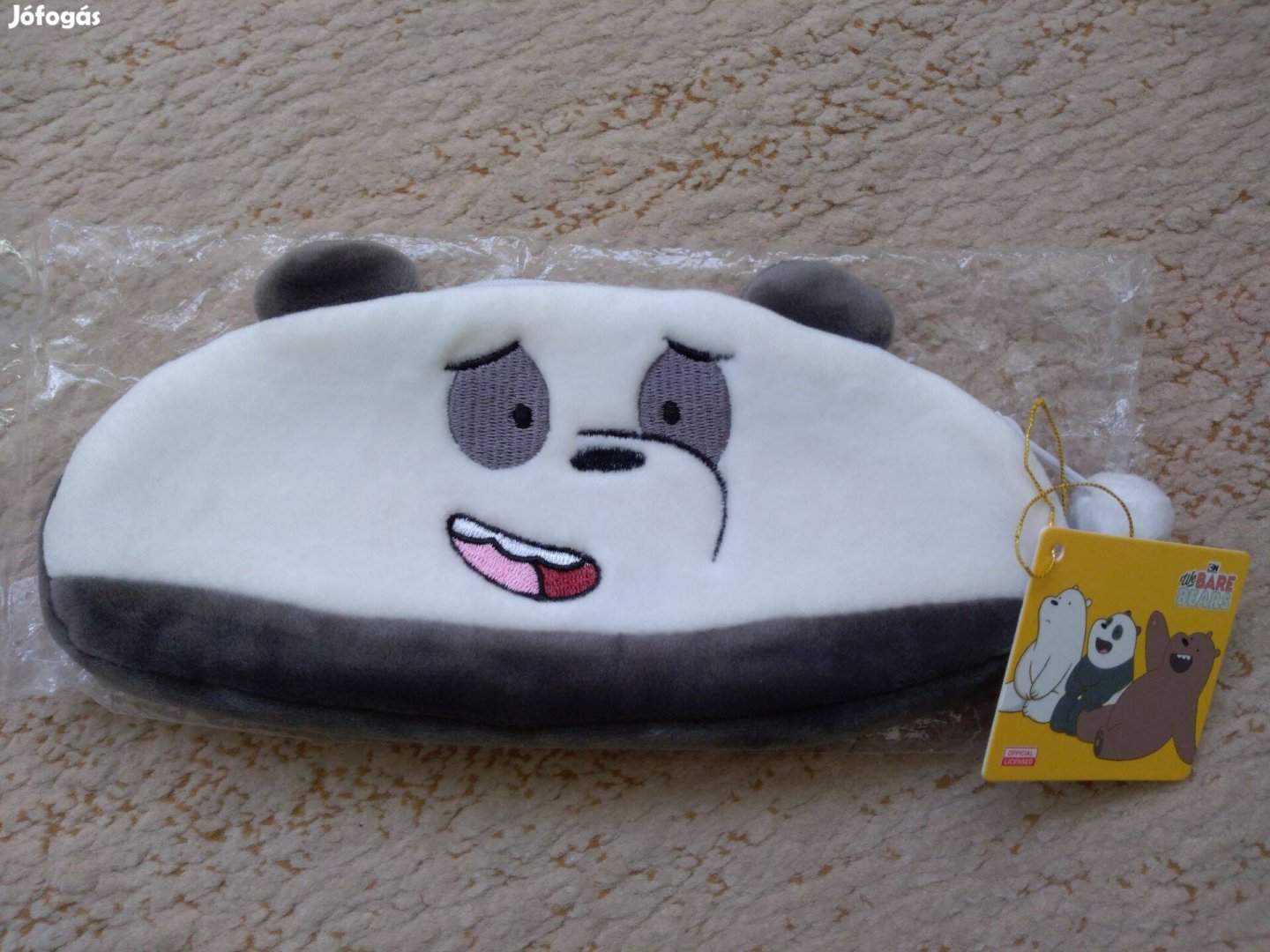 Miniso Medvetesók Panda kawaii kpop anime plüss tolltartó 20x10 cm