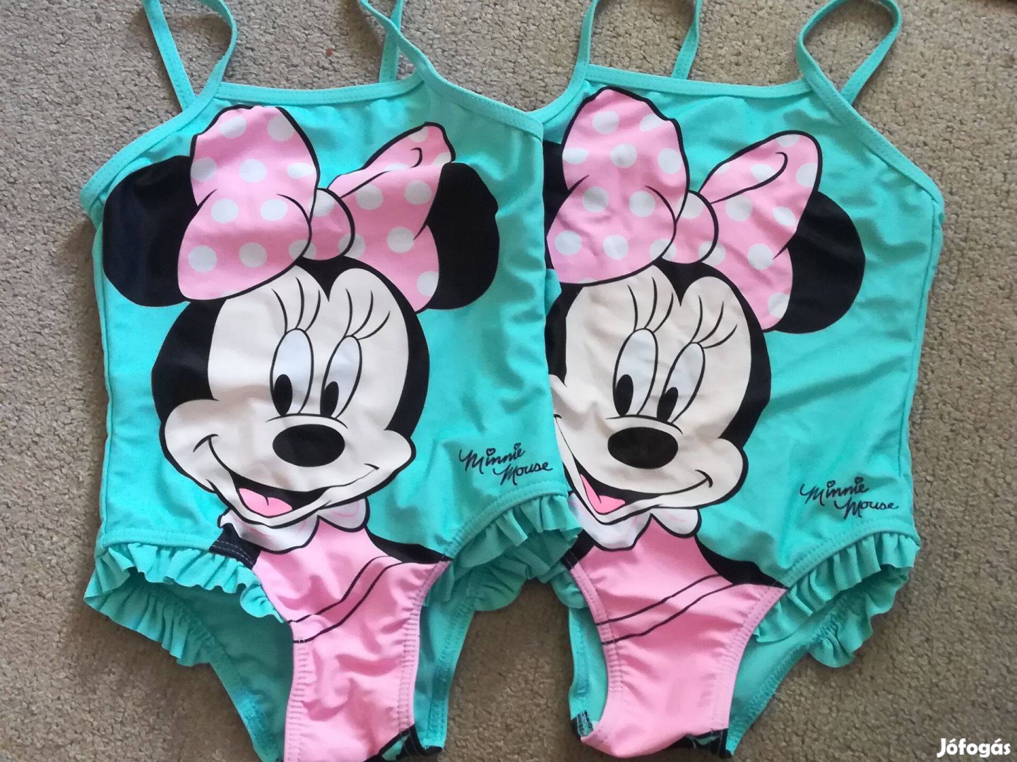 Minnie Mouse fürdőruha ikreknek