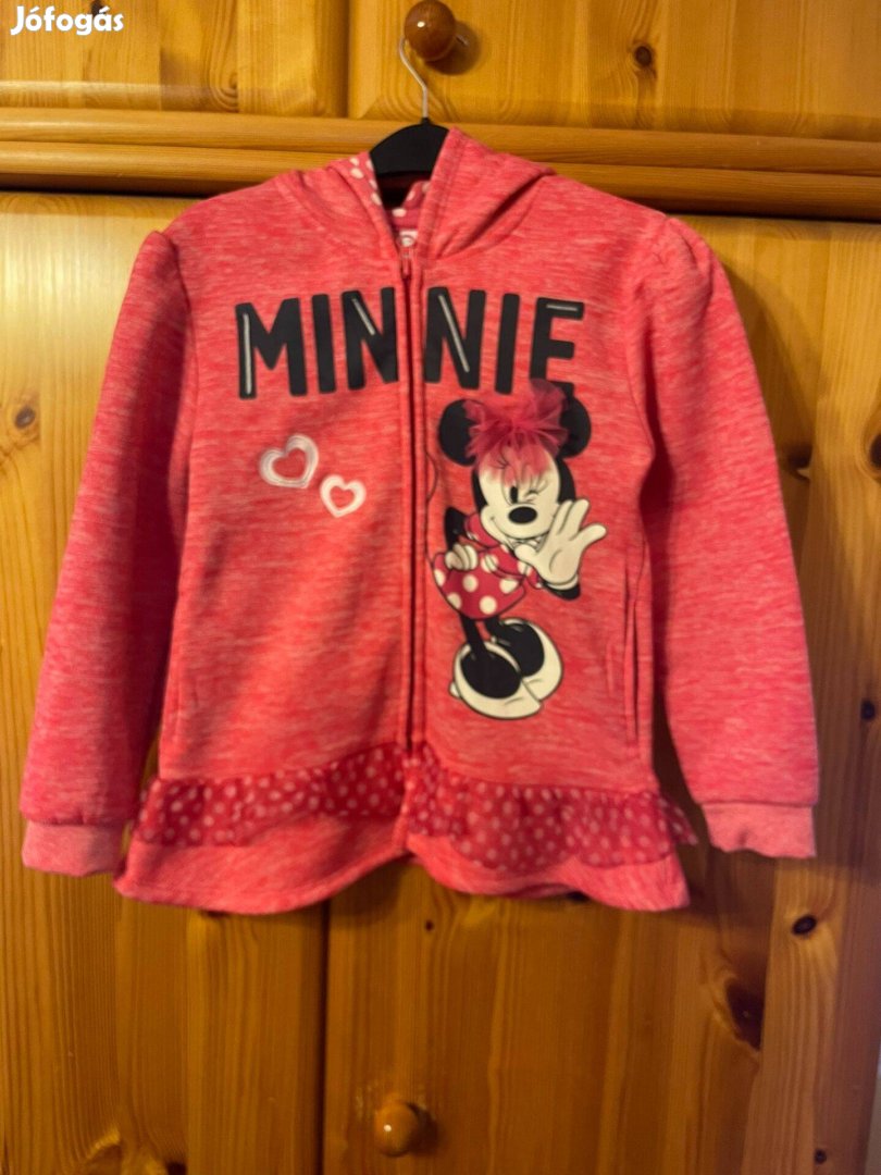 Minnie Mouse kapucnis kislány kardigán 6 éveseknek