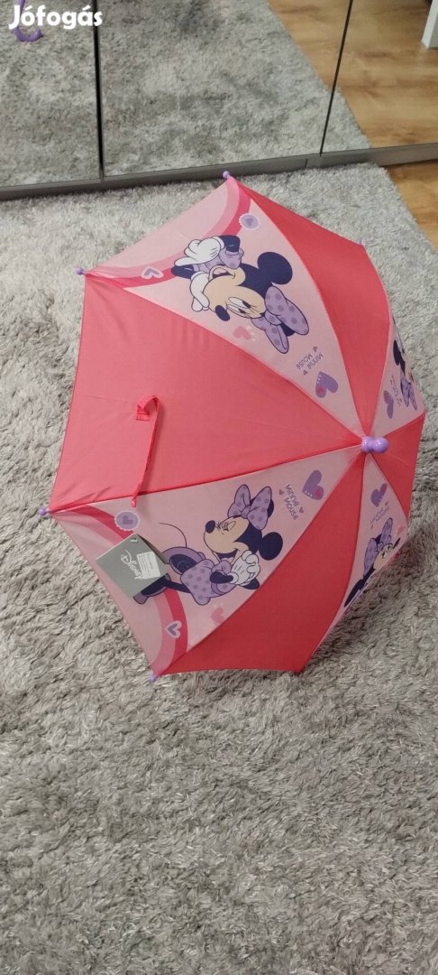 Minnie egér mintás gyerek ernyő, új 