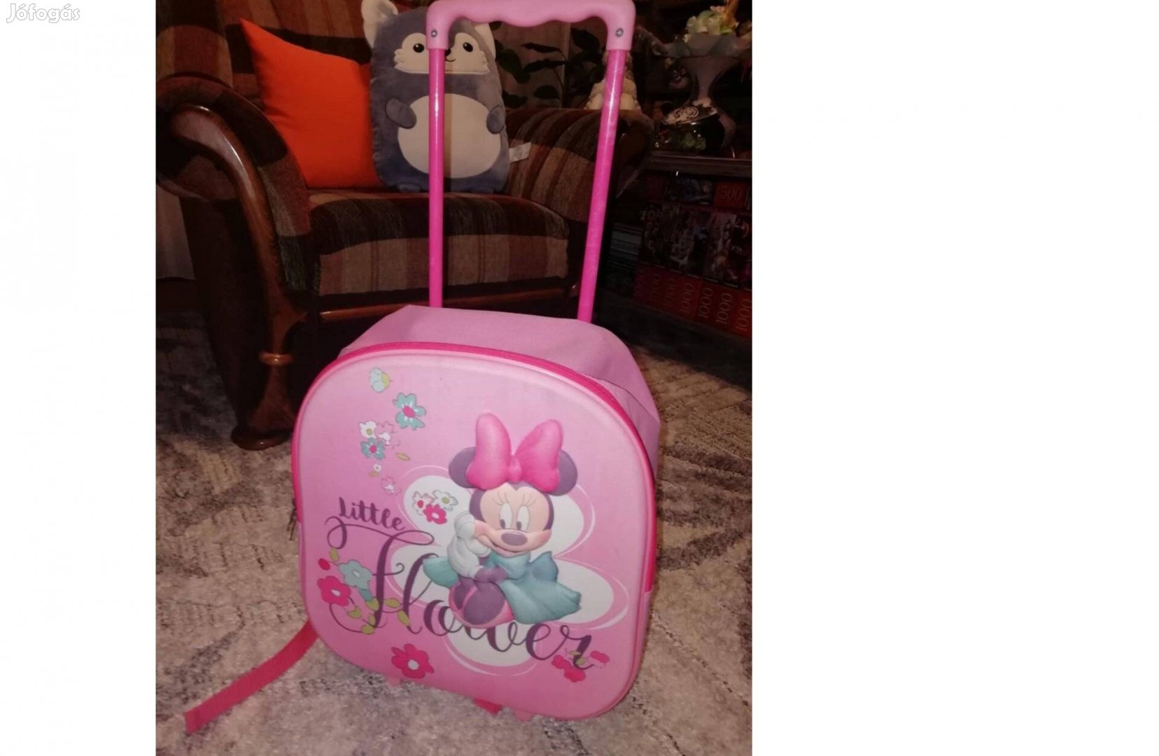 Minnie_egér_mintás_kislány_bőrönd