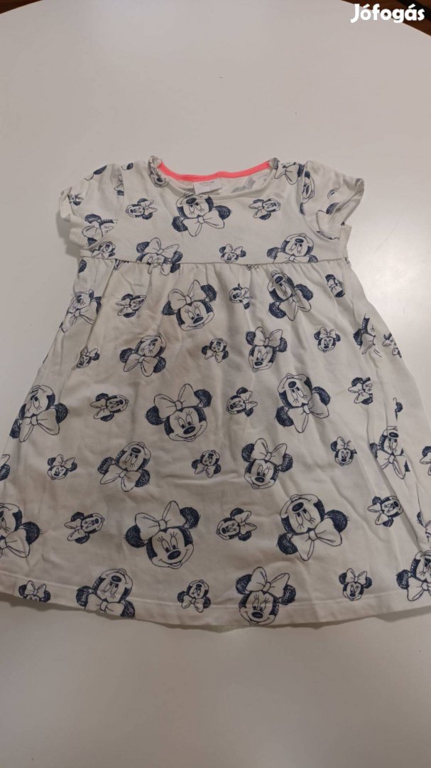 Minnie egeres Kislány 92-es kényelmes puha pamut ruha