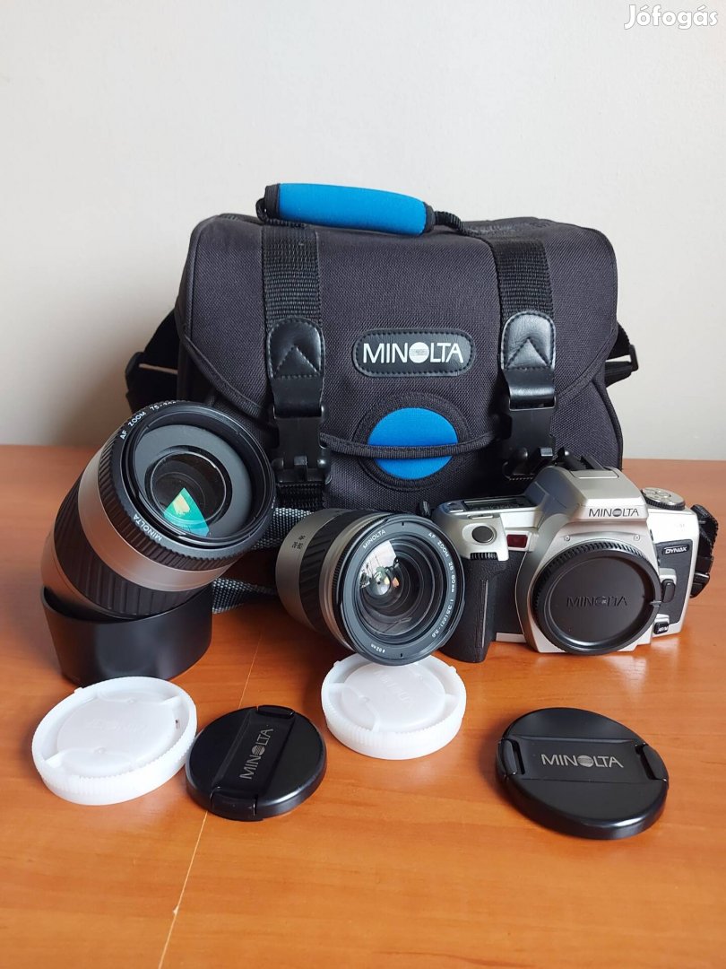 Minolta 505si super filmes fényképező objektívekkel