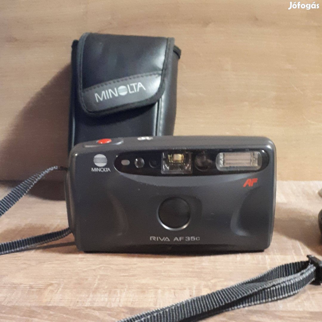 Minolta AF 35c fényképezőgép gyári tokkal