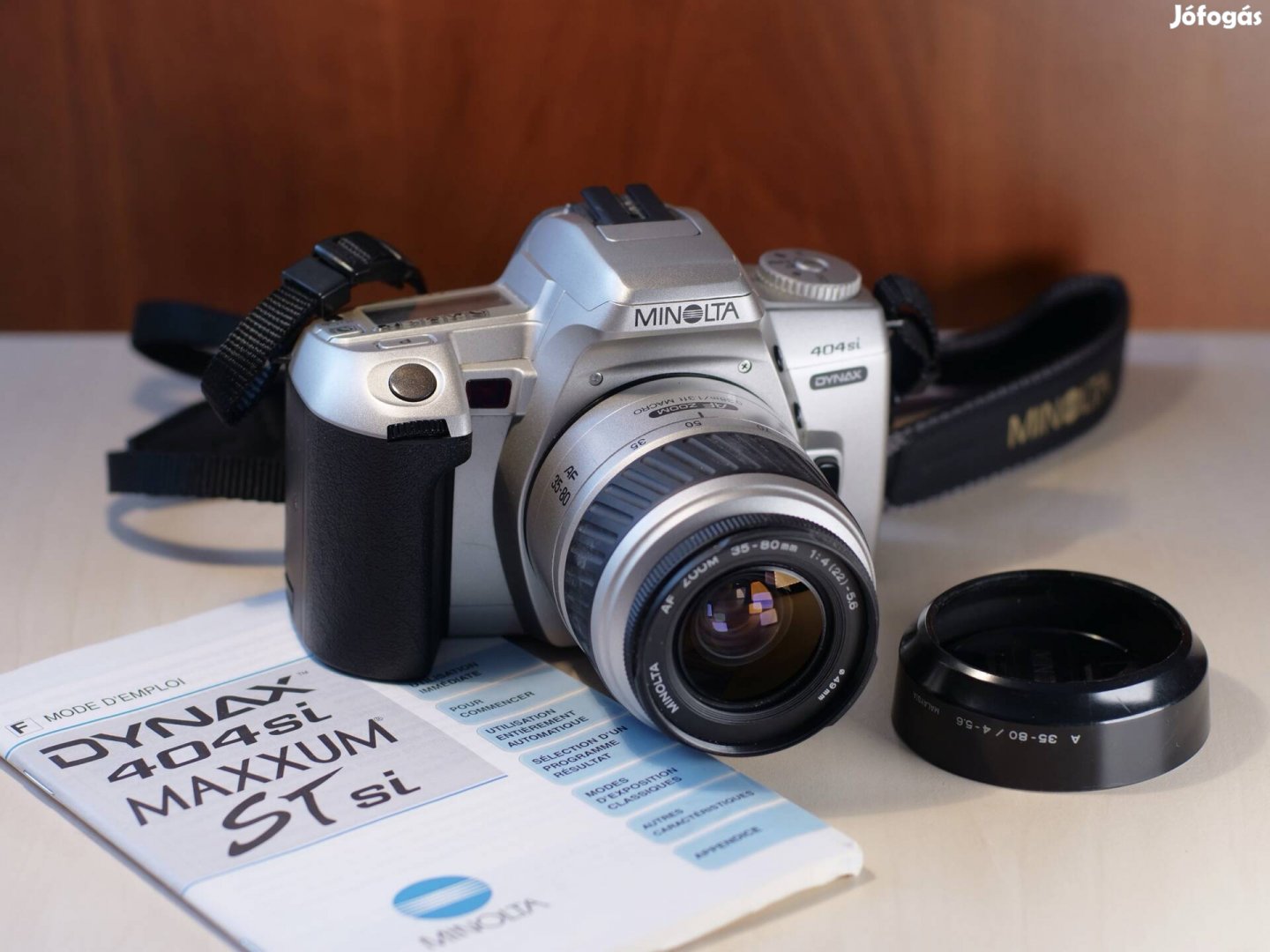 Minolta Dynax 404si 35-80mm filmes fényképezőgép szett