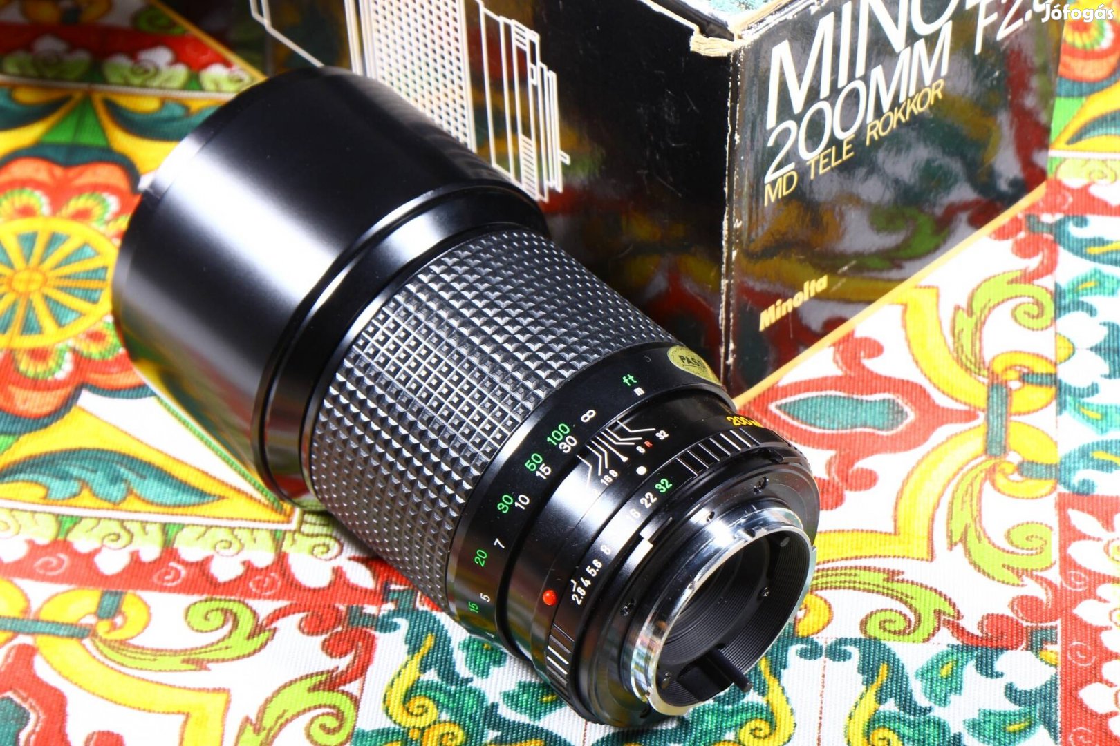 Minolta MD 2.8 200mm objektív 