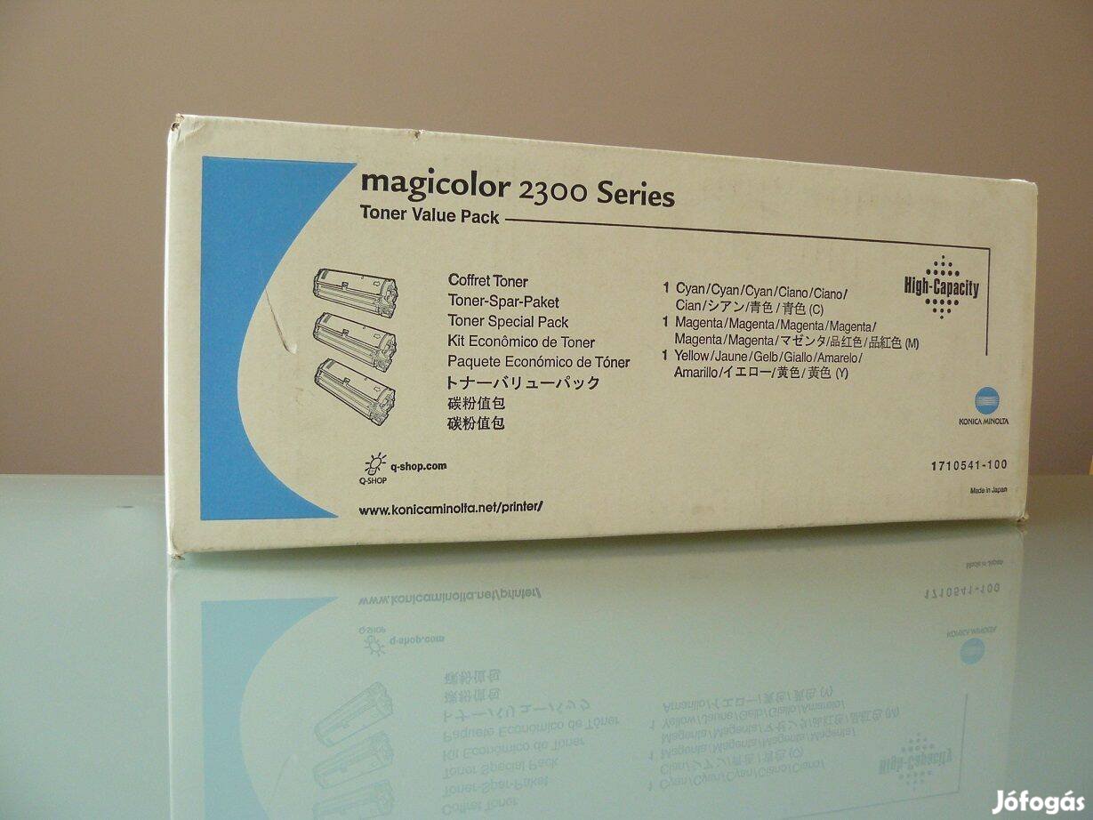 Minolta Magicolor 2300 eredeti toner set ; minolta 2350 = 24.999.-Ft